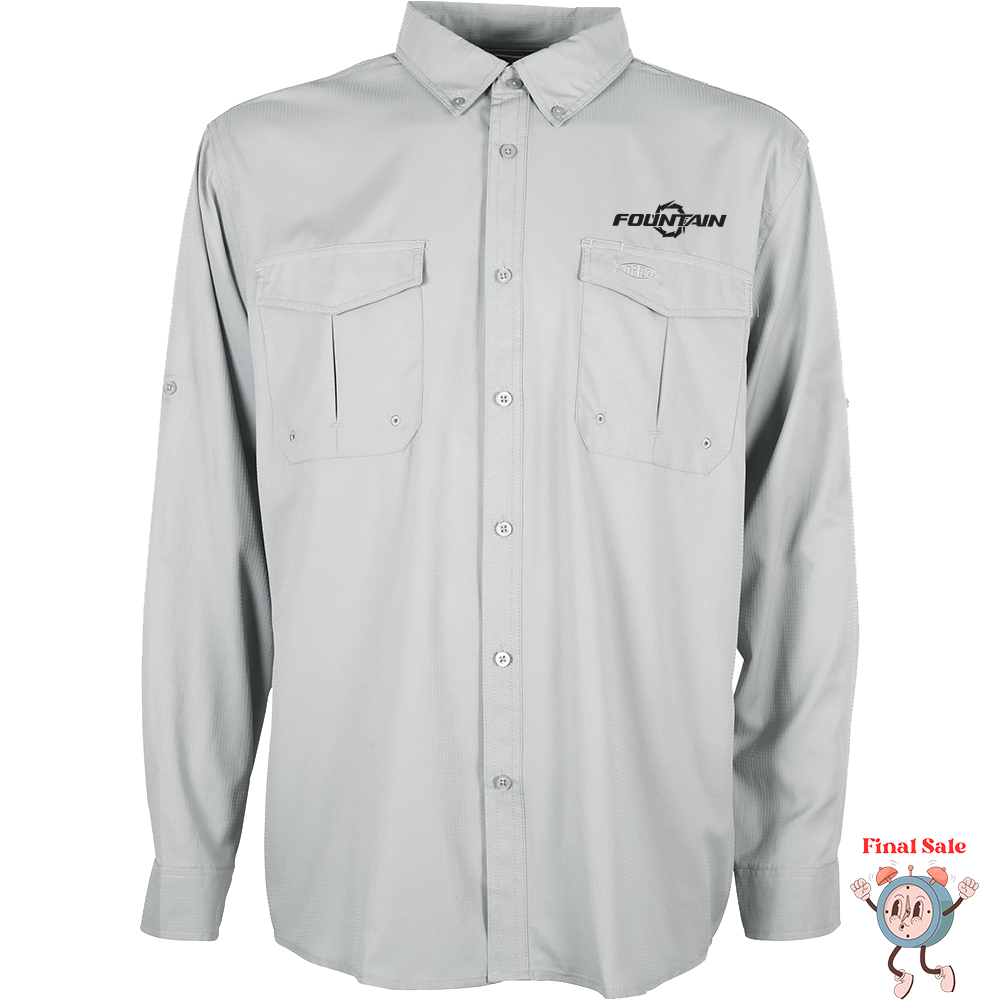 Fountain Rangle Long Sleeve Performance Button-Up