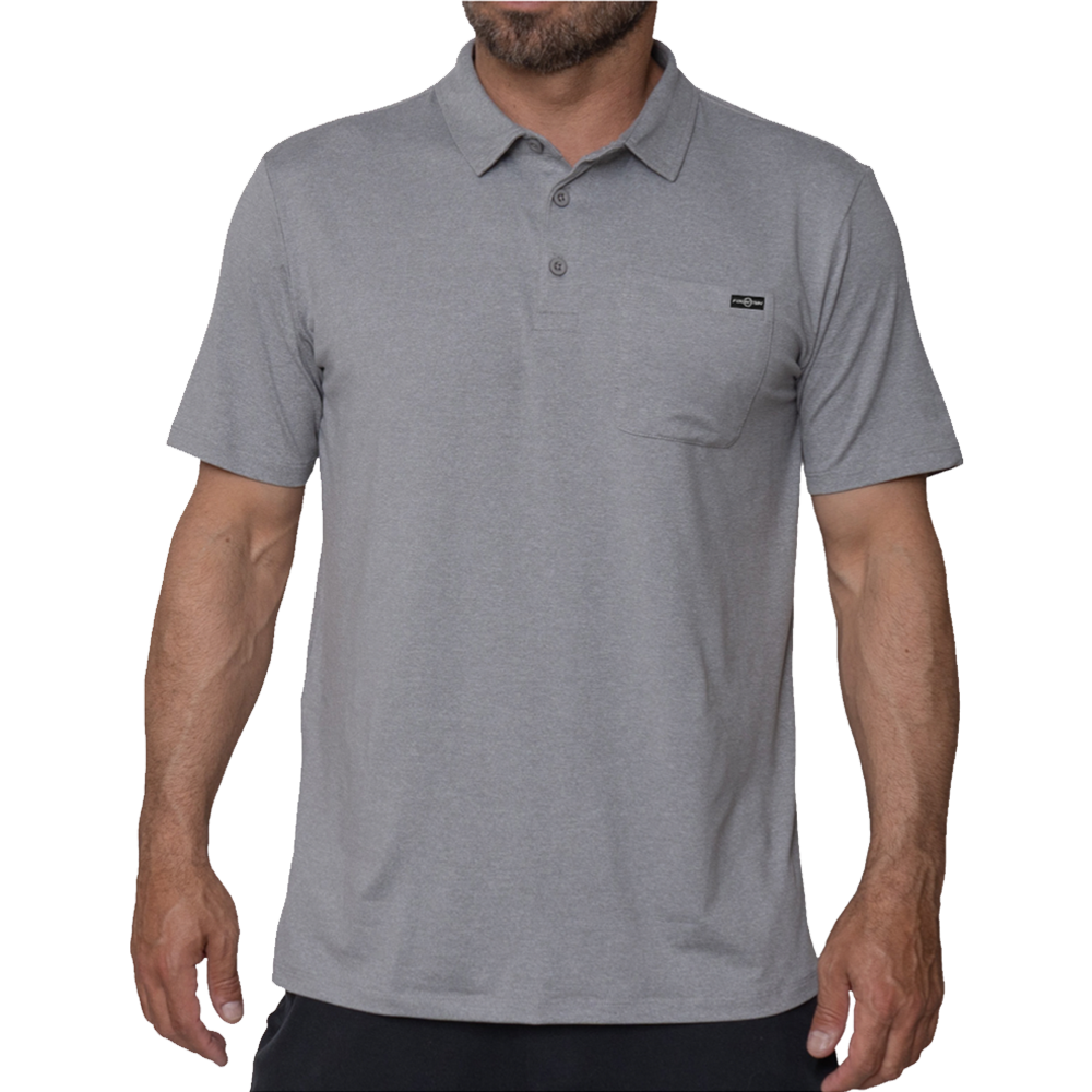 Fountain Pebble Bay Polo Heather Grey