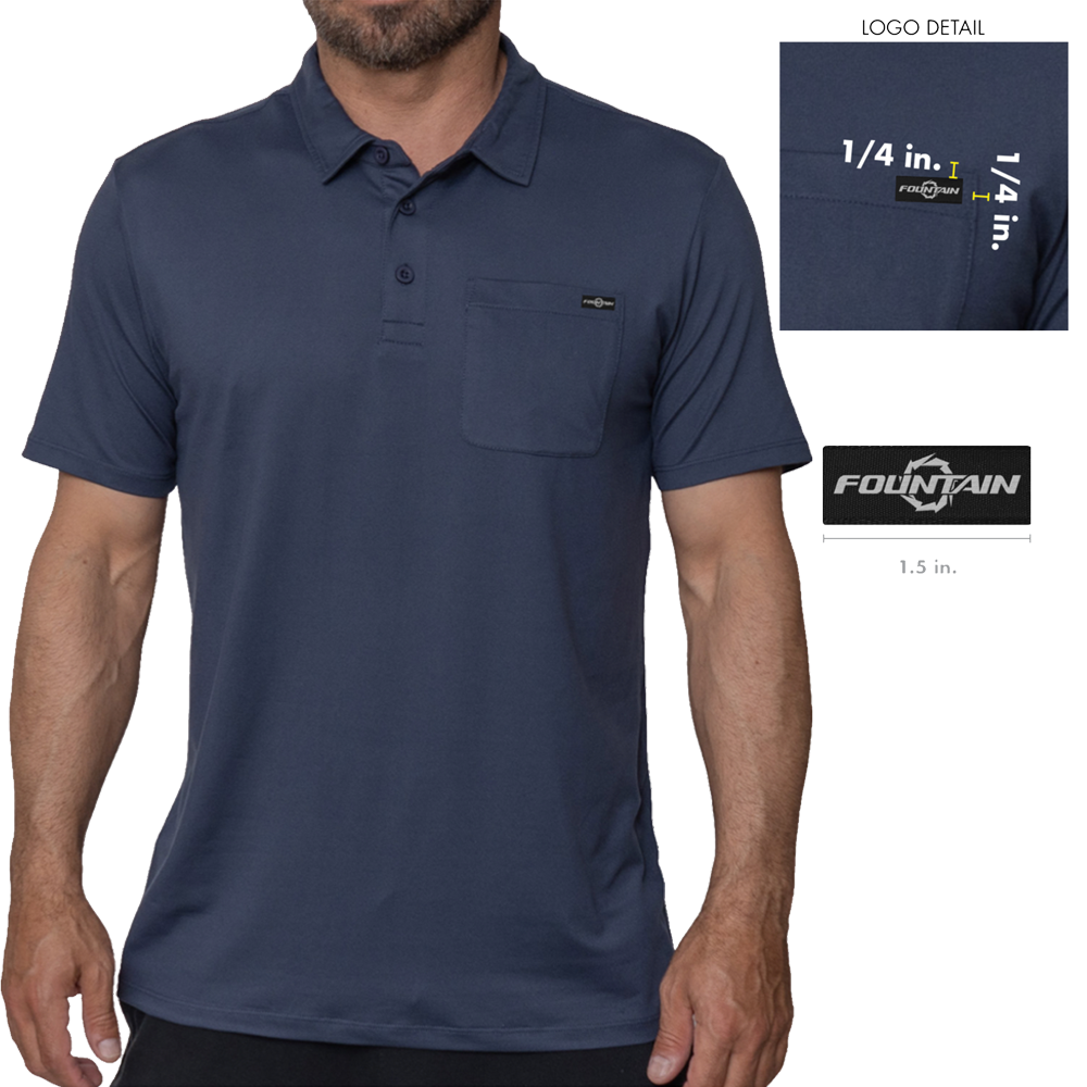 Fountain Pebble Bay Polo Navy