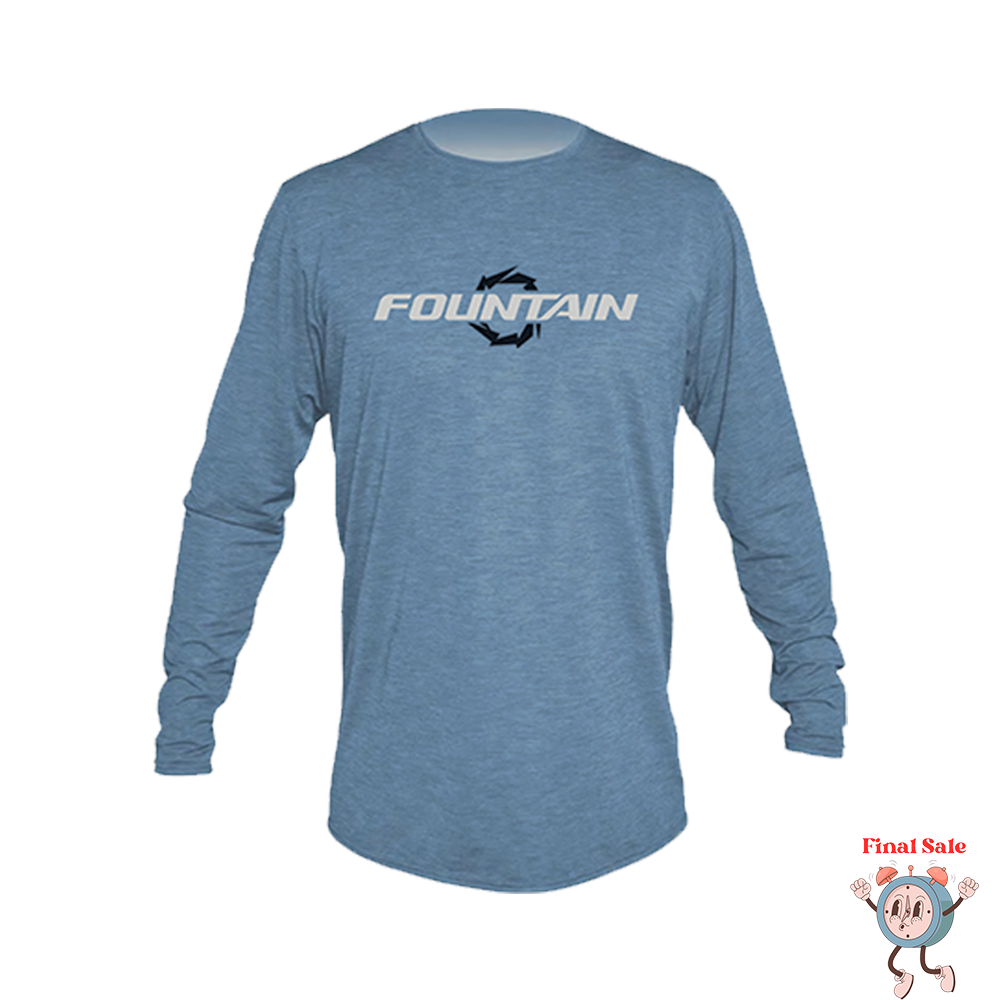 Fountain UPF Dri Fit Fun Run Long Sleeve - Blue
