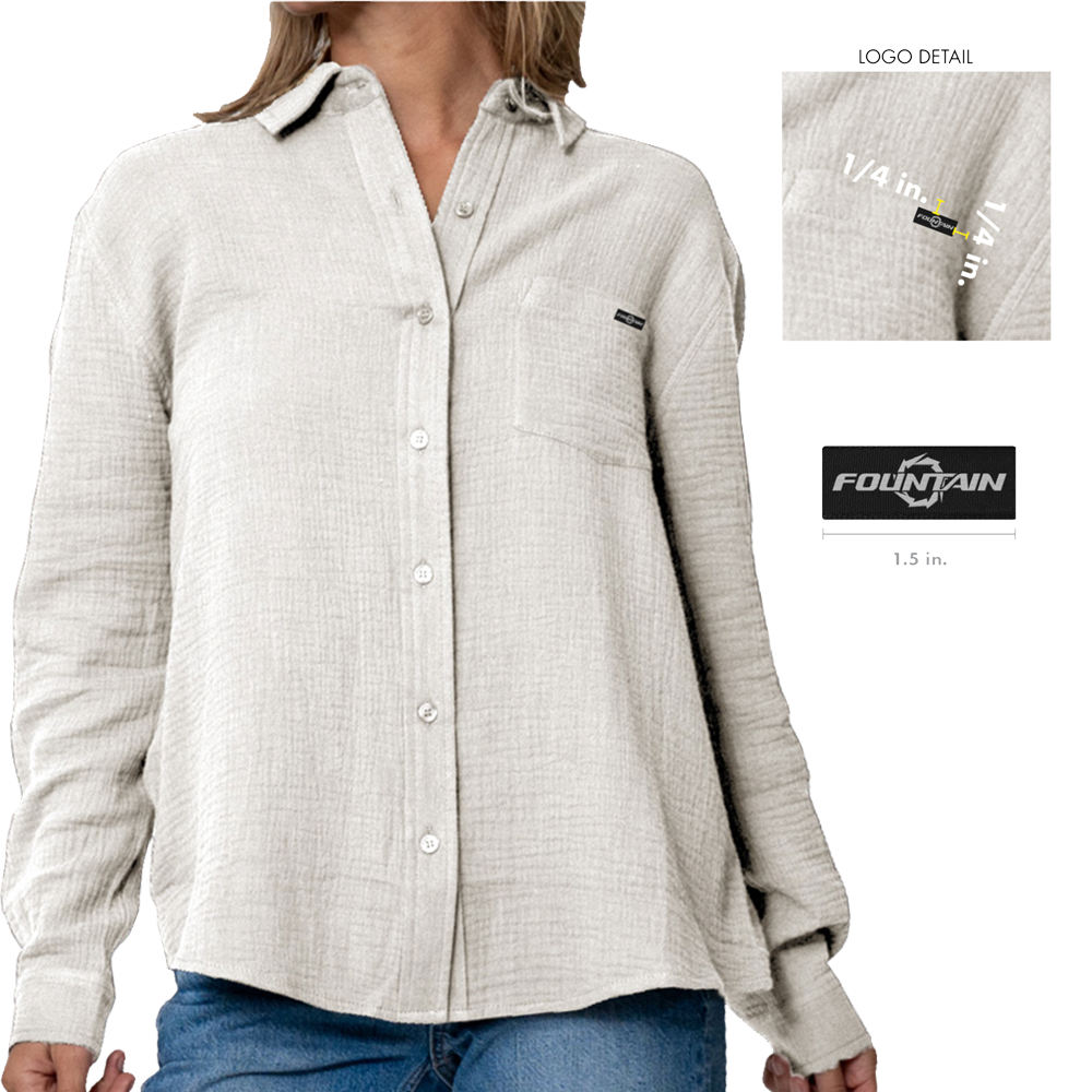 Fountain Womens Willow Beach Shirt