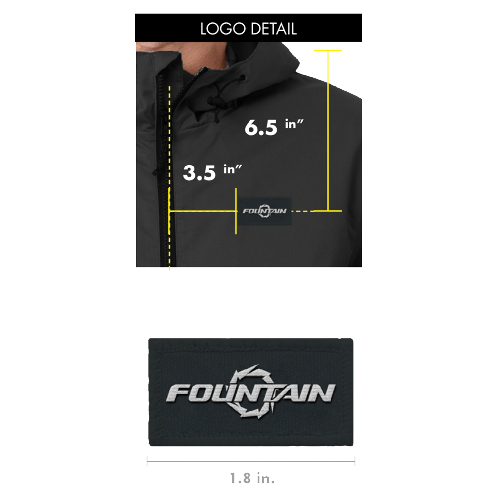 Fountain Co-Captain Lightweight Windbreaker Jacket