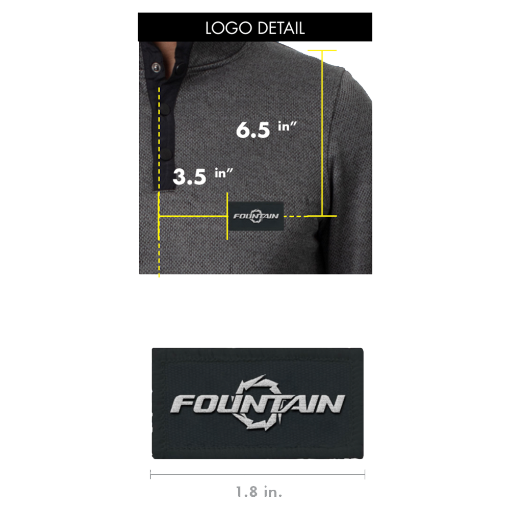 Fountain Men's Woven Pullover Jacket