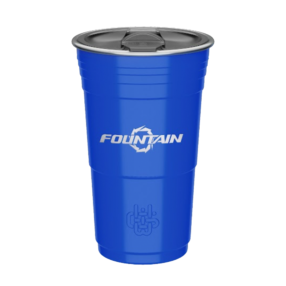 Fountain 16oz Laser Etched Cup - Royal Blue