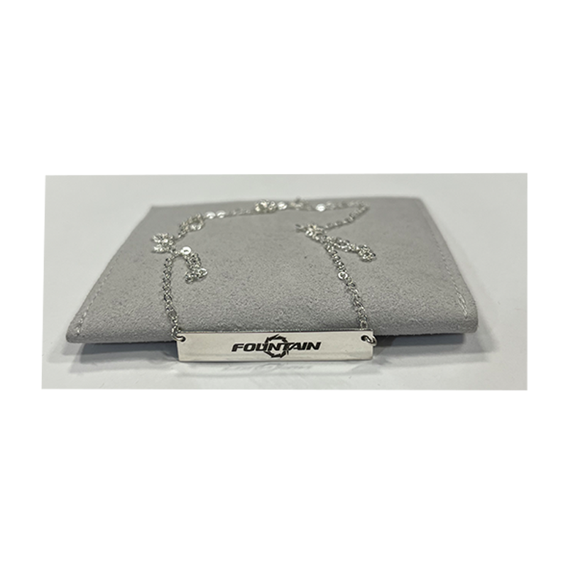 Fountain Women's Chain Bar Necklace