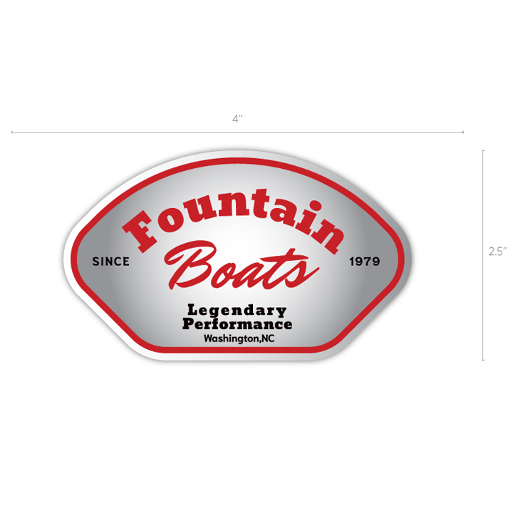 Fountain Patch Vinyl Sticker
