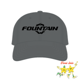 Fountain Embroidered Dad Hat - Charcoal