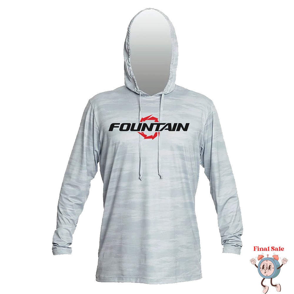 Fountain Low Pro Dri Fit Sun Hoodie - Ice Camo