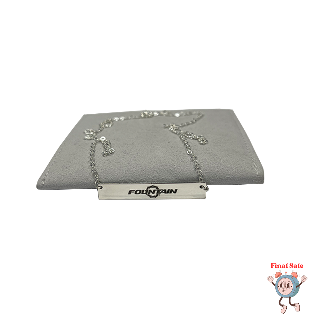 Fountain Women's Chain Bar Necklace