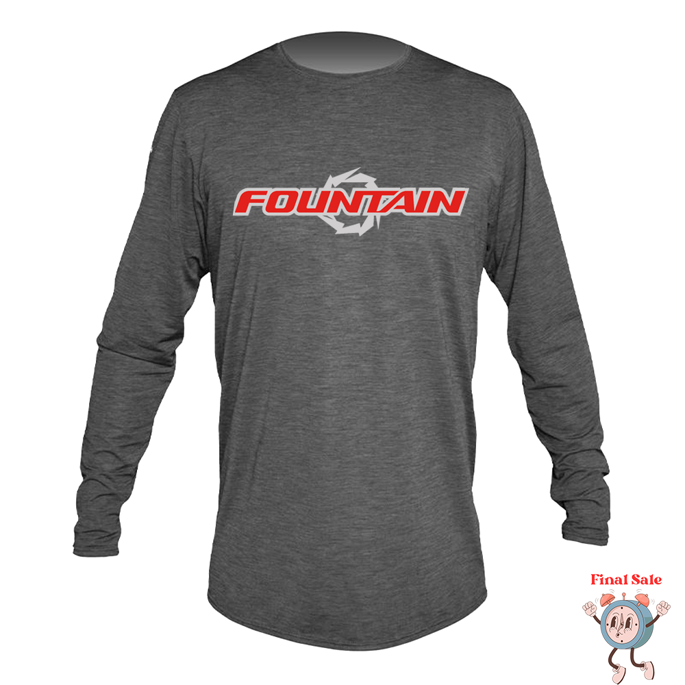 Fountain UPF Dri Fit Fun Run Long Sleeve - Charcoal