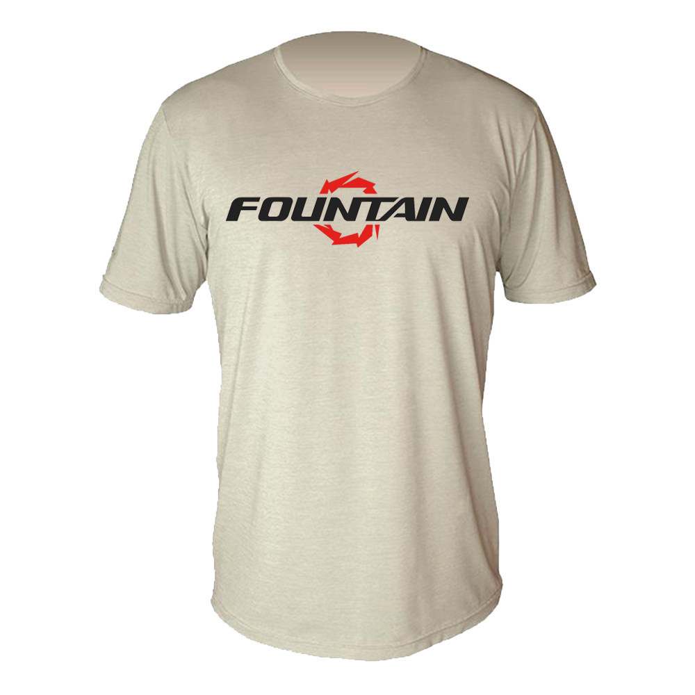 Fountain Dri Fit UPF T-Shirt - Tan