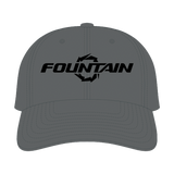 Fountain Embroidered Dad Hat - Charcoal