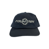Fountain Embroidered Dad Hat - Navy