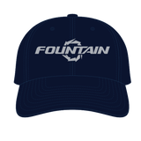 Fountain Embroidered Dad Hat - Navy