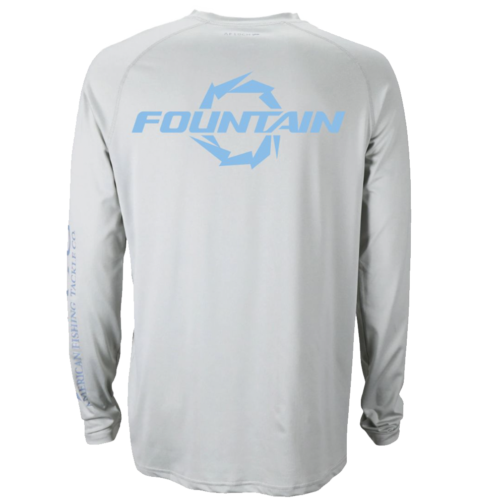 Fountain Drive UPF Dri Fit Silver Shirt