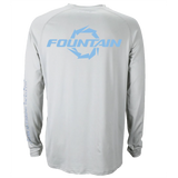 Fountain Drive UPF Dri Fit Silver Shirt
