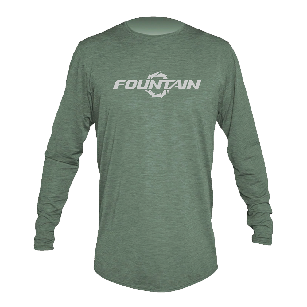 Fountain Low Pro Dri Fit Long Sleeve Shirt - Olive