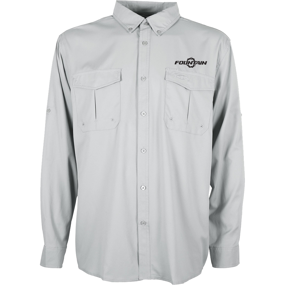 Fountain Rangle Long Sleeve Performance Button-Up