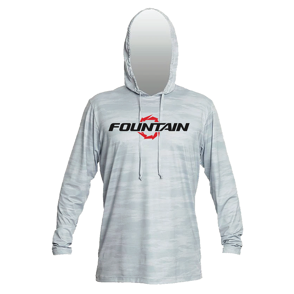 Fountain Low Pro Dri Fit Sun Hoodie - Ice Camo