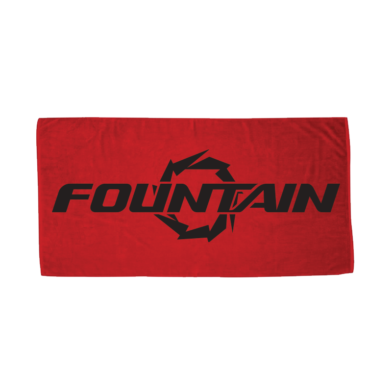 Fountain Red Lightweight Towel