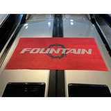 Fountain Waves Lightweight Beach Towel - Red