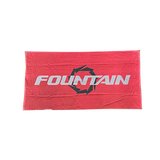 Fountain Waves Lightweight Beach Towel - Red