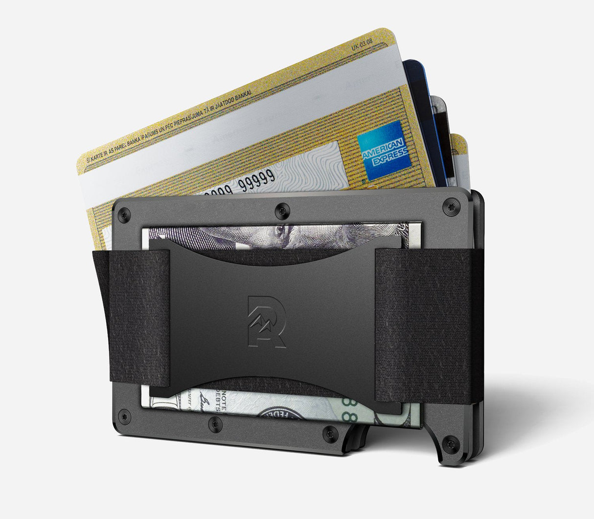 Fountain Boats Ridge Wallet Gunmetal Cash Strap