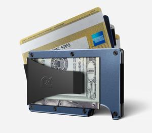 Fountain Boats Ridge Wallet Navy Money Clip